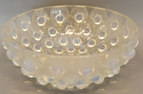 Rene Lalique Bowl Plumes De Paon