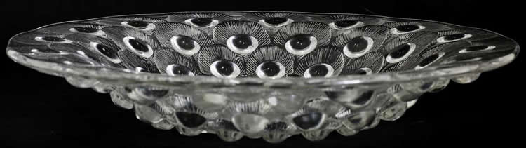 R. Lalique Plumes De Paon Coupe