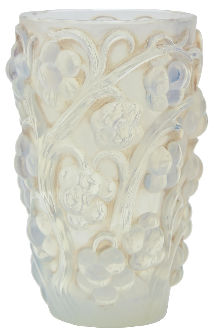 Rene Lalique Vase Raisins