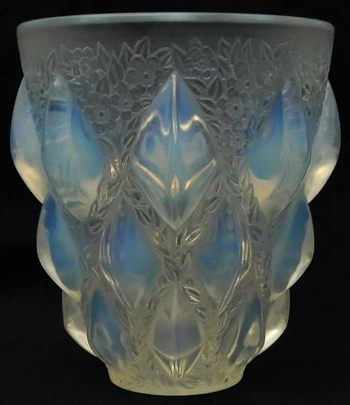 Rene Lalique Vase Rampillon