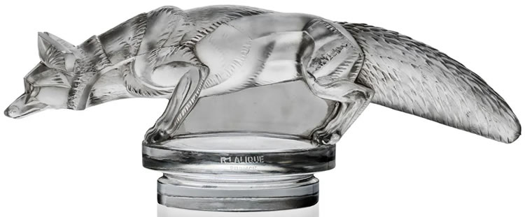 R. Lalique Renard Car Mascot