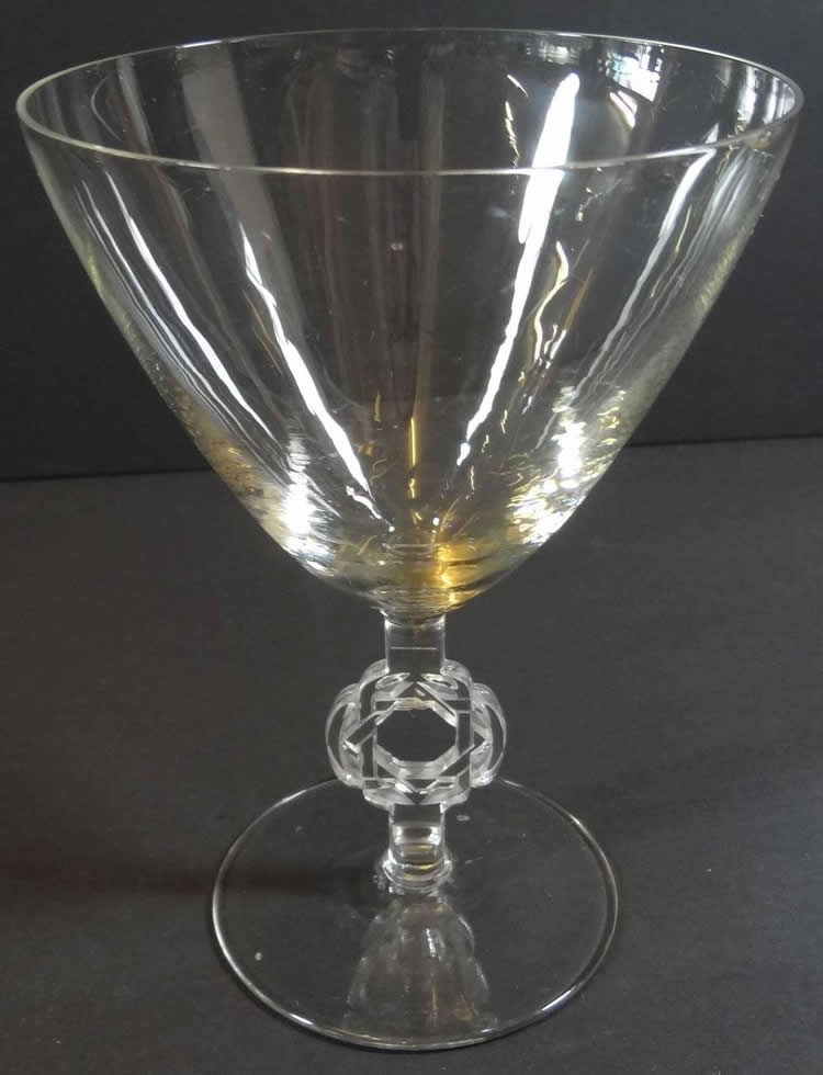 Rene Lalique Champagne Glass Ribeauville