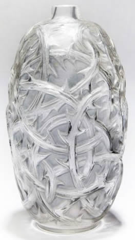 Rene Lalique Vase Ronces