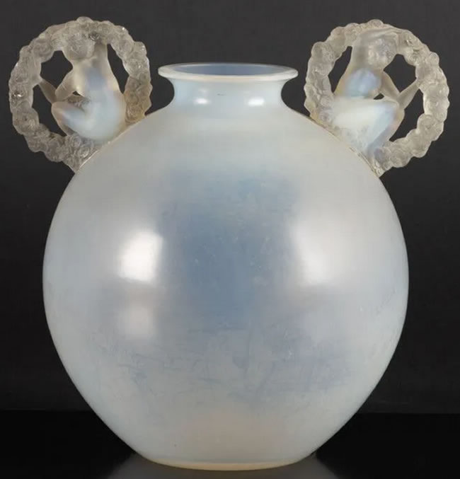 Rene Lalique Vase Ronsard