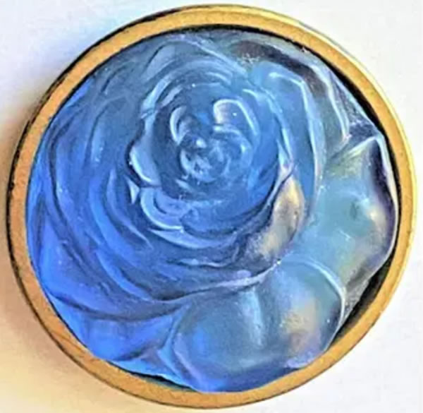 R. Lalique Rose Button