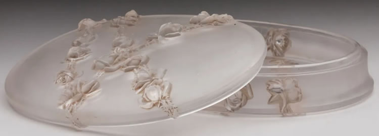 R. Lalique Roses en Relief Boite