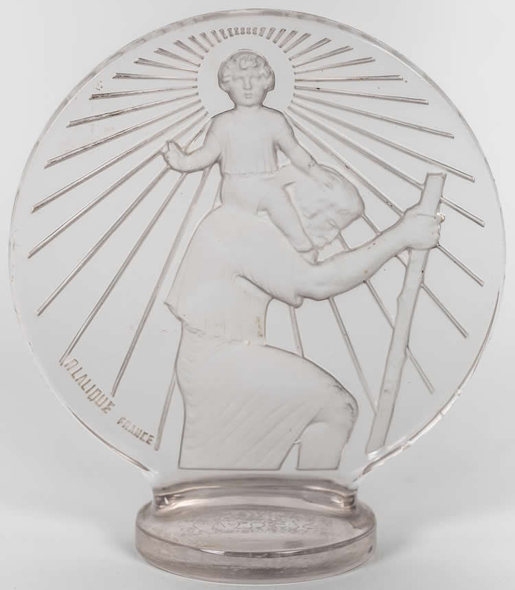 R. Lalique Saint-Christophe Car Mascot