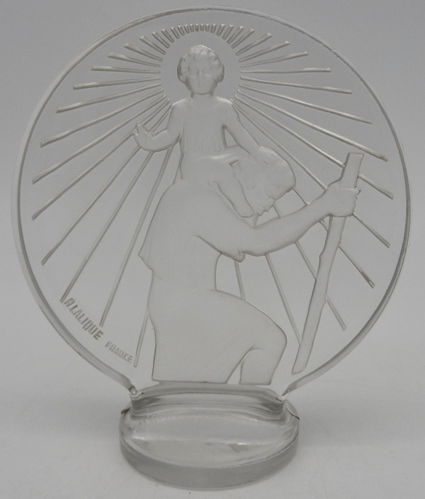 R. Lalique Saint Christophe Car Mascot
