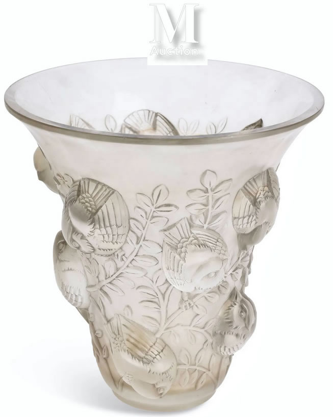 Rene Lalique Vase Saint Francois
