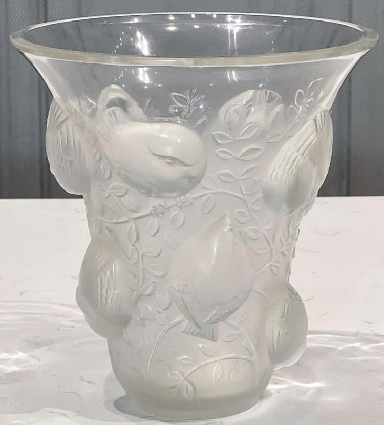 Rene Lalique Vase Saint-Francois