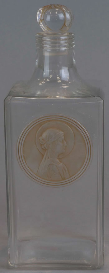 Rene Lalique Decanter Sainte-Odile-Mirabelles