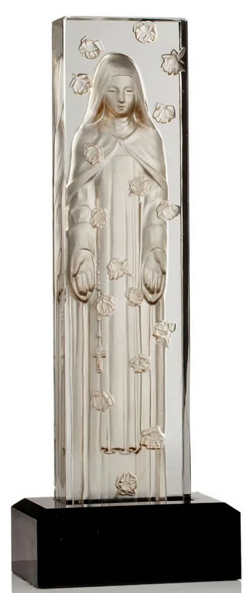 Rene Lalique Sainte Therese De L'Enfant Jesus Statue