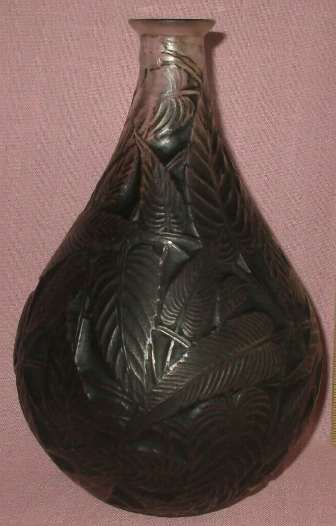 Rene Lalique Vase Sauge