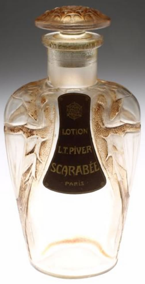 R. Lalique Scarabee Perfume Bottle