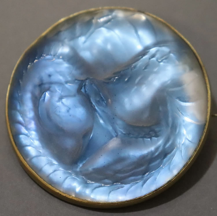 Rene Lalique Brooch Serpent