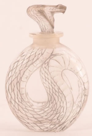 Rene Lalique Perfume Bottle Serpent