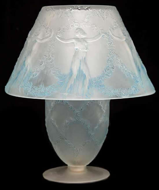 R. Lalique Six Danseuses Lamp