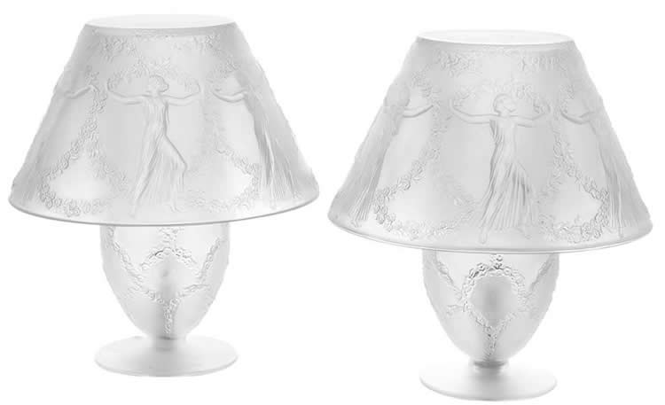 R. Lalique Six Danseuses Lamp
