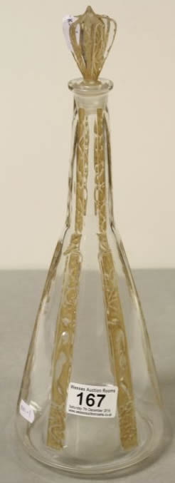 R. Lalique Six Figurines Carafe