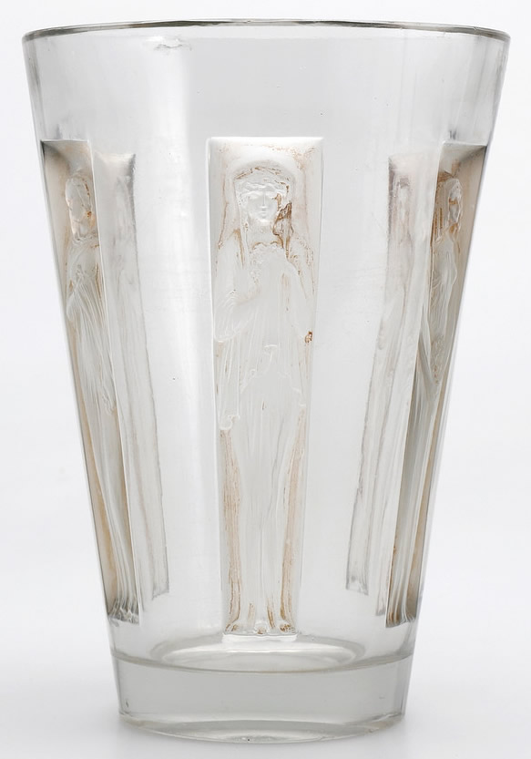 Rene Lalique  Six Figurines Vase 
