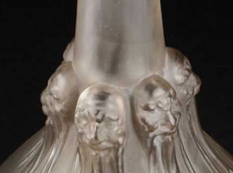 R. Lalique Six Tetes Decanter 4 of 4