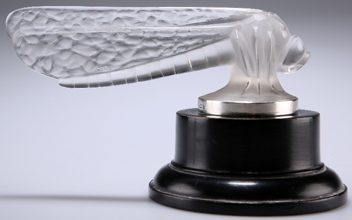 R. Lalique Small Dragonfly Car Mascot