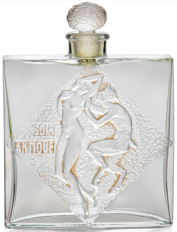 R. Lalique Soir Antique Perfume Bottle