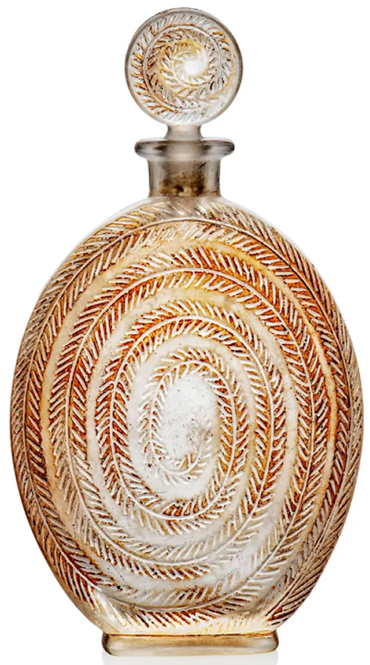 R. Lalique Spirale Fougere Perfume Bottle