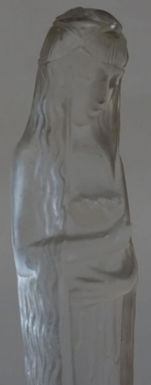 R. Lalique Statuette De La Fontaine Ash Receiver 2 of 2