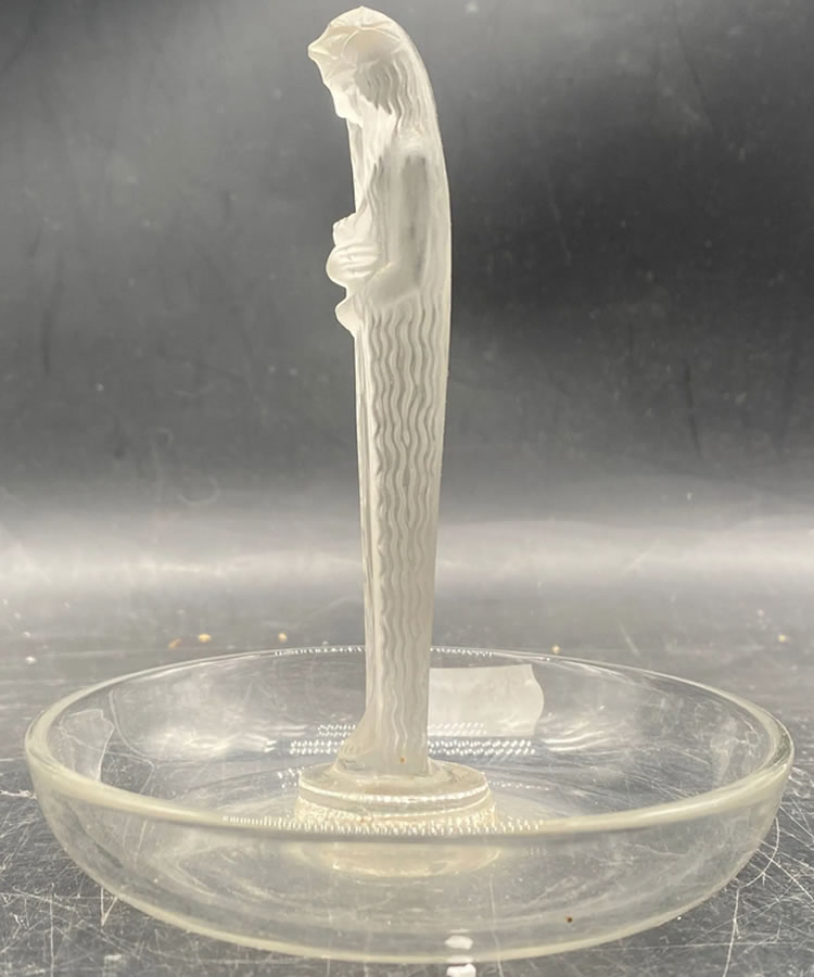 R. Lalique Statuette De La Fontaine Cendrier 2 of 2
