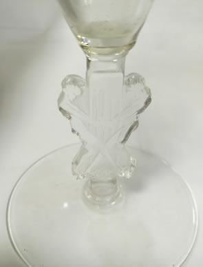 R. Lalique Strasbourg Wine Glass 2 of 2