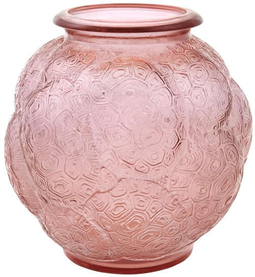 R. Lalique Tortues Vase