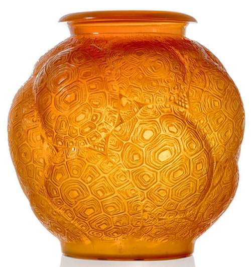 R. Lalique Tortues Vase