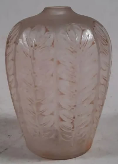 Rene Lalique Vase Tournai