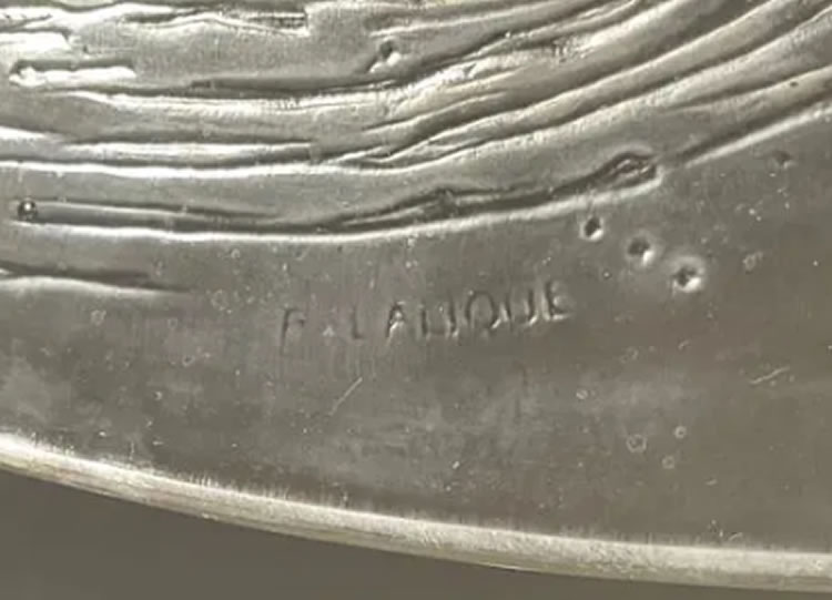 R. Lalique Trepied Sirene Shallow Bowl 3 of 3