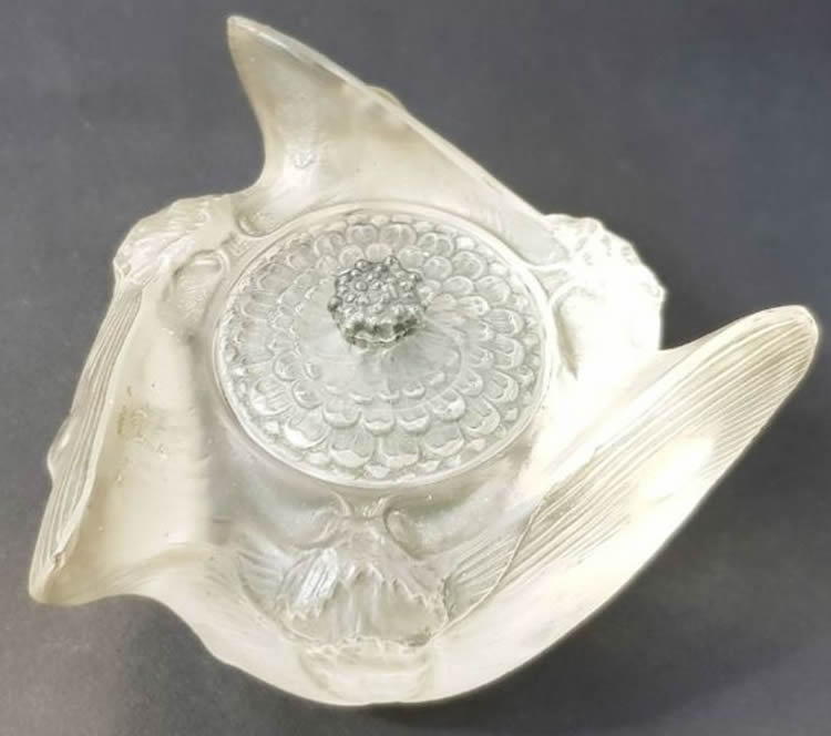R. Lalique Trois Papillons-3 Inkwell 2 of 2