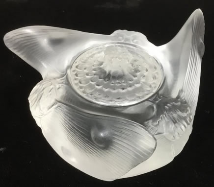R. Lalique Trois Papillons-3 Inkwell