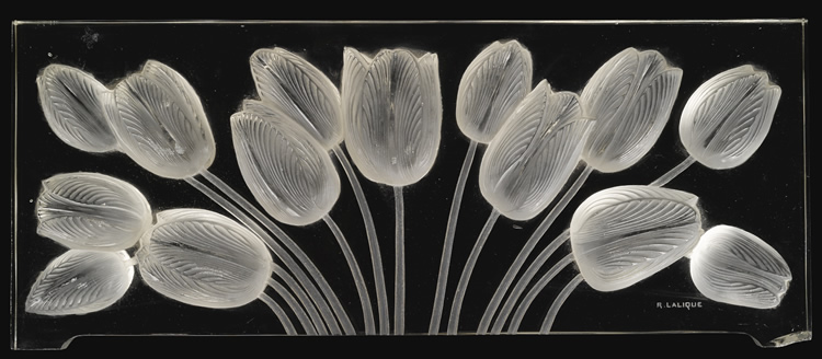 R. Lalique Tulipes-2 Decoration 2 of 2