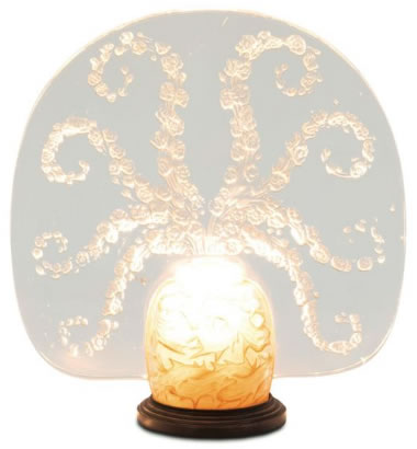 R. Lalique Veronique Lamp