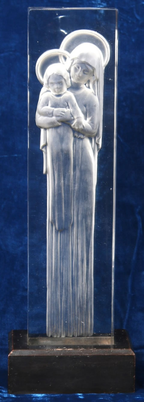 Rene Lalique Statue Vierge a L'Enfant