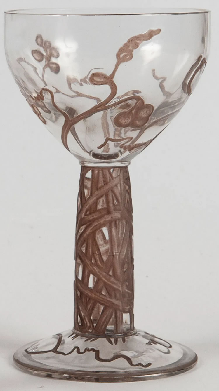 R. Lalique Vigne Glass 2 of 2