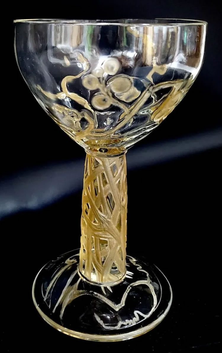 Rene Lalique Goblet Vigne