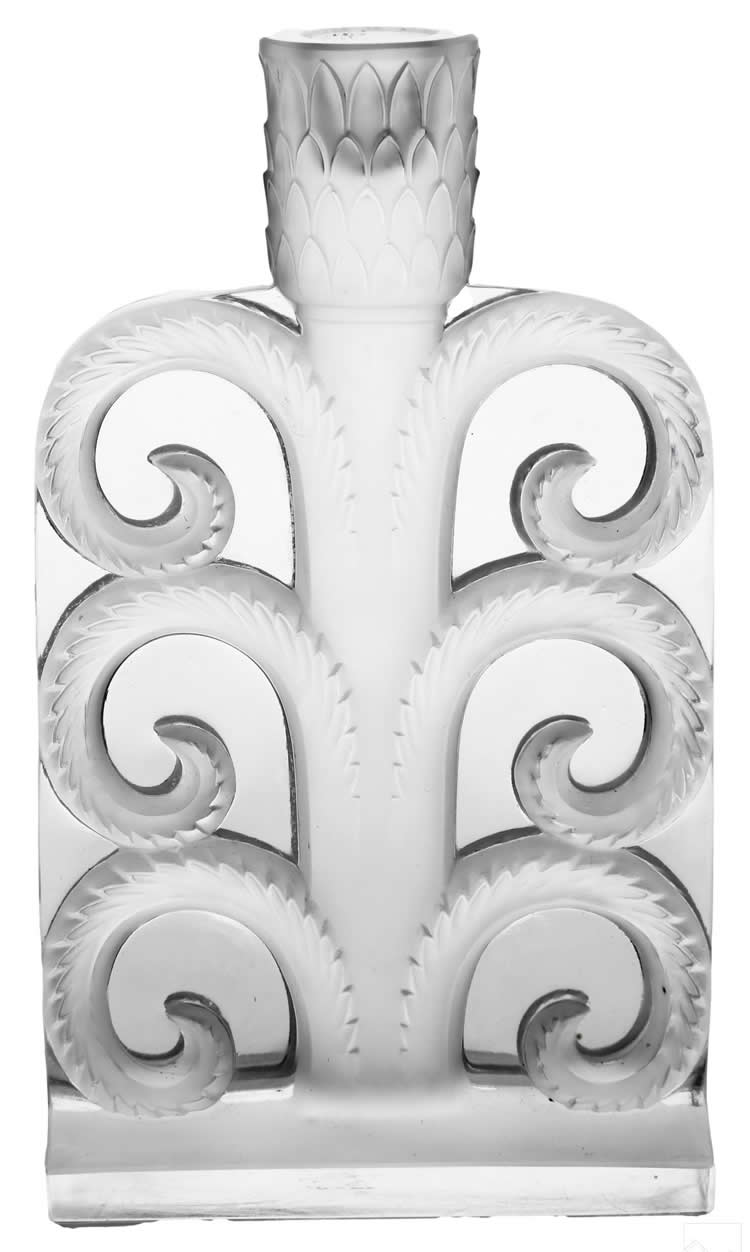 R. Lalique Volutes Candleholder