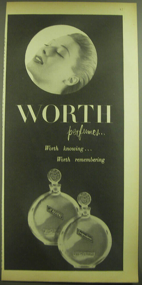 Rene Lalique Je Reviens et Imprudence 1945 Advertisement