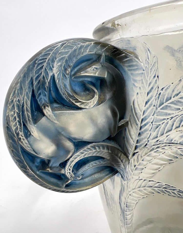 R. Lalique Yvelines Vase 2 of 2