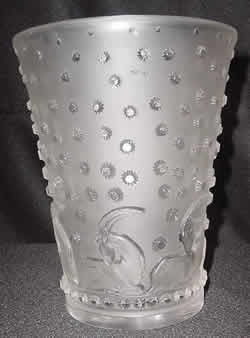 Ajaccio Lalique France Crystal Modern Vase