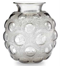 Antilopes Lalique France Crystal Vase