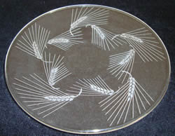Arras Lalique France Crystal Modern Plate