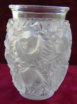 Bagatelle Lalique France Crystal Vase