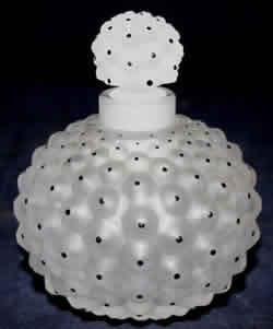 Cactus Lalique France Crystal Modern Perfume Bottle